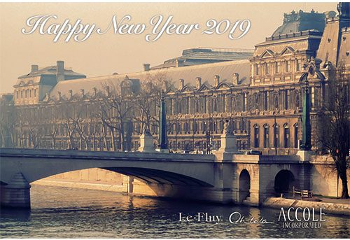 ACCOLE 2019 年賀状